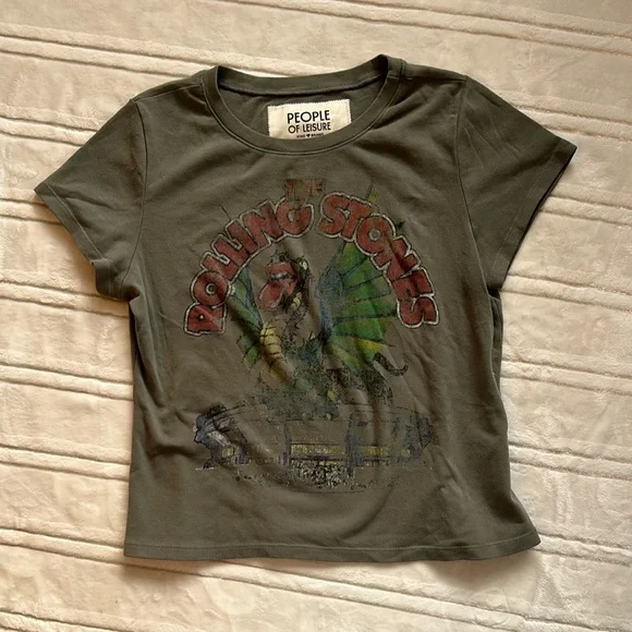 People of leisure Rolling Stones Graphic Tee - Picture 1 of 4